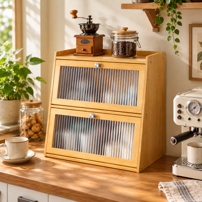 Three-Tier Countertop Storage Cabinet